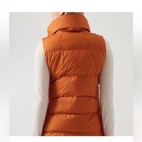 Orange Puffer Vest - Picture 2 of 3